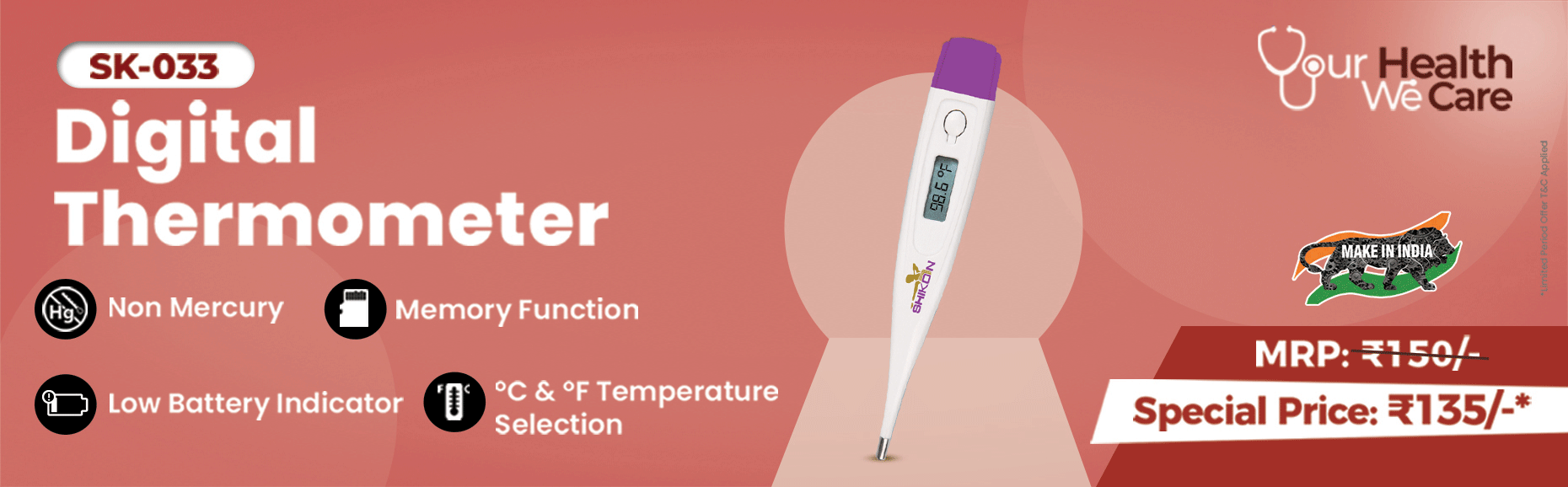 digital thermometer made in india